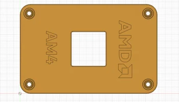 Задняя панель AMD AM4 1