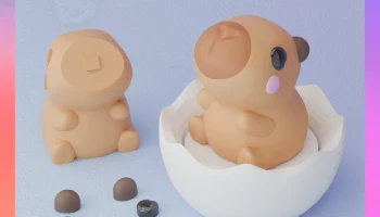 Кликер и брелок Capybara (отдельные части)...... Кликер и брелок Capybara (отдельные части)......