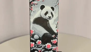 Закладка Pink Panda, напечатанная на 3D-принтере - многоц... 1
