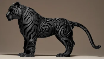 Дизайнерская скульптура ТИГР 3