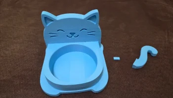 Держатель миски для корма для домашних животных в форме к... 1