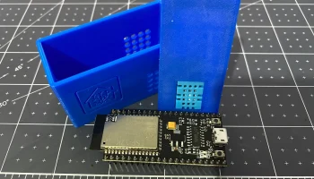 NodeMCU ESP32 S2 с корпусом датчика DHT11 1