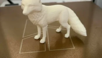 Лесная фигурка Woodland Fox-3D, напечатанная на 3D-принте... 1