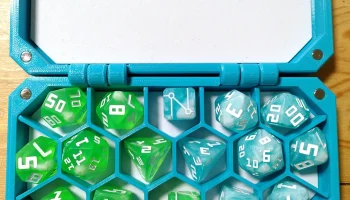 Вставки для переноски игральных костей на каждый день......