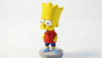 Фигурка Лизы Симпсон, персонаж мультфильма, 3D-печать.......