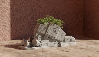 AT-AT - Горшечное растение из "Звездных войн".........