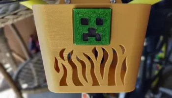 Детская велосипедная корзина - Creeper Minecraft...