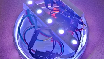 акриловая/3d лампа esp32 d1 с мини-светодиодным основание.. 4