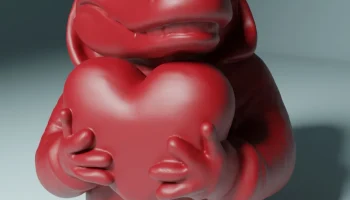 День святого Валентина - крутой кроко с сердцем........ День святого Валентина - крутой кроко с сердцем........