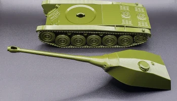 Модель танка AMX CDC в масштабе 1:48 2