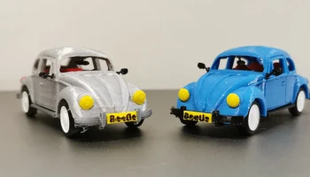 VW Beetle с двигателем 1:45, автор Эд ван дер Хейден. 7