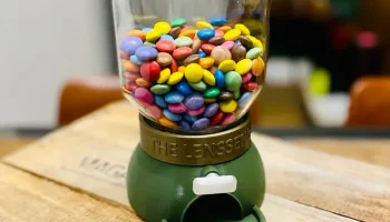 Стеклянный диспенсер для конфет Nutella (обновлен для M&M's 