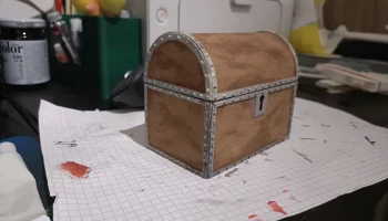 Фэнтезийный сундук-коробка для кубиков D&D/органайзер для... 2