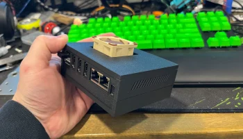 Верхняя часть корпуса Orange Pi 5 Plus для вентилятора No...