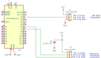 Ультразвуковая система помощи при парковке - Arduino Nano... 3