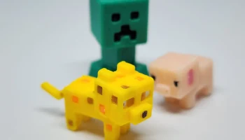 Минифигурка Оцелота в стиле Minecraft, карточка/брелок...... 3