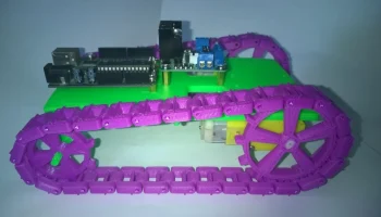 Модульное шасси танкового робота Arduino, напечатанное на... 3
