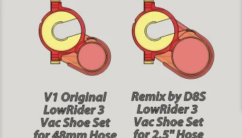 LowRider 3 CNC - крепление Makita серии 700 и съемный пылеза 2