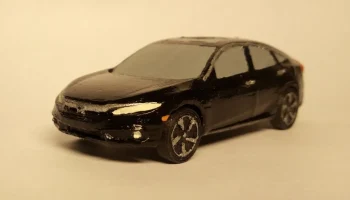Седан Honda Civic 2017 года - модель Hotwheels............ 1