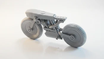 Футуристический мотоцикл Bik 3D для печати...
