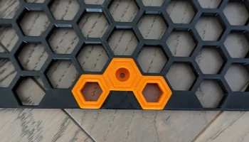 Настенное крепление Honeycomb для хранения, 3 предмета