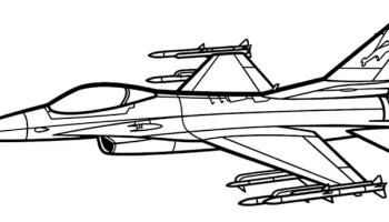 Настенное искусство General Dynamics F-16 Fighting Falcon 2