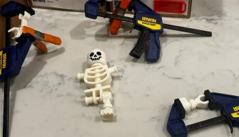 Скелет LEGO с одинарной печатью (4:1) - улучшенный 4