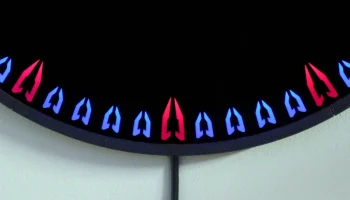 Гибридные настенные часы с оптоволоконным светодиодом WLE.. 2