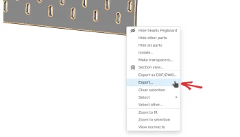 Подробная модель Ikea Skadis, полная сборка (ресурсы для ... 6