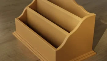 Классический настольный органайзер STL Модель для 3D-печа...