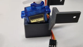 Наклонная часть кулачка наклона панорамирования ESP 32 на..