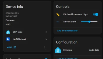 Сервопривод освещения ESP32 ESPHome / HomeAssitant........ 2