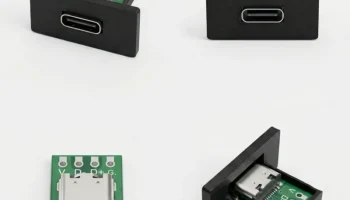 Крепление/держатель коммутационной платы USB Type-C с внутре