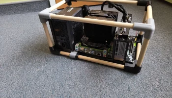 Корпус для ПК Qiyida X99 Xeon открытого типа и испытатель... 7