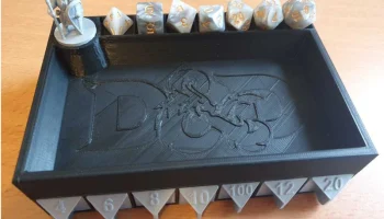 Подставка для кубиков и хранилище D&D