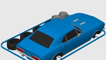 Карта комплекта Chevrolet Camaro RS/SS (масштаб 1:24) 2