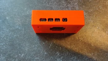 Корпус Raspberry Pi 4 + Adafruit 3,5 дюйма с вентилятором 2