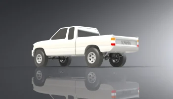 Toyota Hilux Pickup 1991 г. с дополнительной кабиной (1:1...