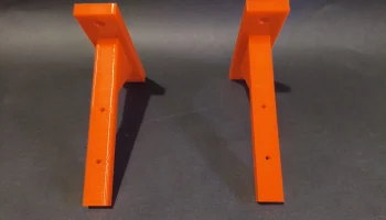 Сверхмощный неоново-оранжевый кронштейн для полки с 3D-пе... 5