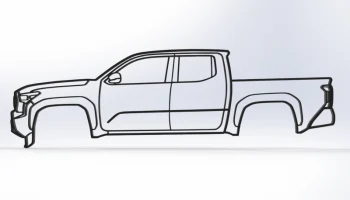 Настенное искусство Toyota Tacoma TRD Dodge 4-го поколени... 1