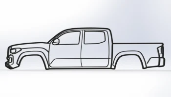 Настенное искусство Toyota Tacoma 3-го поколения............