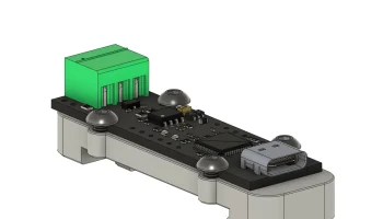 Зажим Fysetc UCAN v1.0 на DIN-рейку