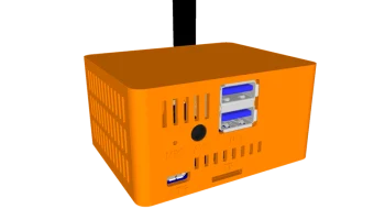 Корпус Orange Pi Zero с платой расширения USB и вентилято... 3