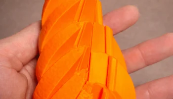 Расширяемый Fidget Orange - шарнирная оранжевая игрушка д... 2