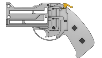 Пистолет Senoirta Nerf, напечатанный на 3D-принтере......... 1