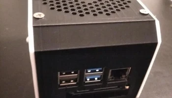Супертихий чехол для Raspberry Pi 4 с креплением для 2,5-дюймового жесткого диска (SSD)