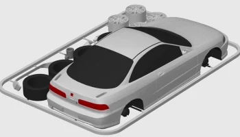 Карта комплекта Honda Integra Type R (DC2 JDM) 2