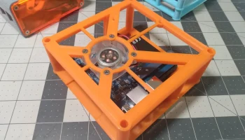 Защитный чехол Orange Pi 5 - Вентилятор 4010 - Совместимо...