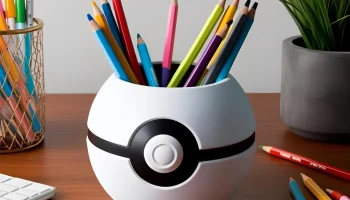 Чашка для карандашей Pokeball, Держатель для карандашей P...