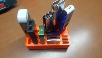 Карта Gridfinity SD, карта MicroSD и держатель USB